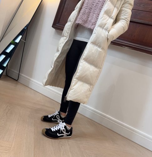 【🥰2025 핫한 신상】LOEWE Ballet Runner 2.0 나일론 소가죽 라이프 캐주얼화 블랙 M816282XB3-1102 photo review